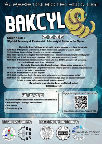 Śląskie Dni Biotechnologii - plakat