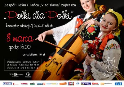 „Polki dla Polki”, czyli folkowa propozycja na Dzień Kobiet - plakat
