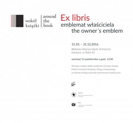 Ex libris emblemat właściciela - wystawa w WST