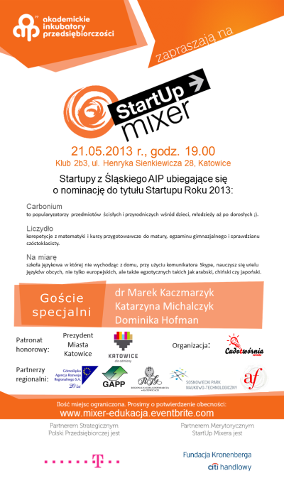 StartupMixer plakat