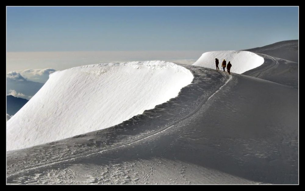 Grań Gouter - droga klasyczna na Mont Blanc - fot. Krzysztof Jankowski