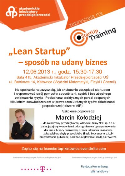 Lean Startup plakat