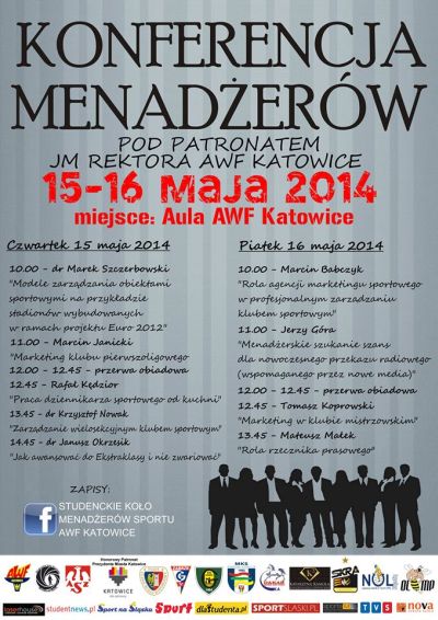 plakat Konferencja Menadżerów