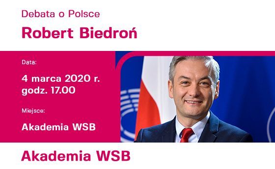 Robert Biedroń w Akademii WSB