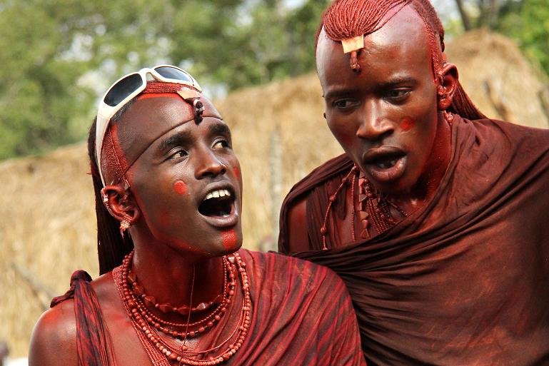 Masajowie - fot. Elżbieta Wiejaczka